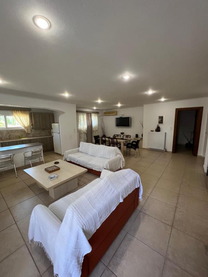 Apartment In Salamina With Garden & Sea View Selinia Exteriör bild
