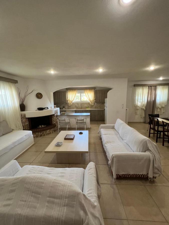 Apartment In Salamina With Garden & Sea View Selinia Exteriör bild